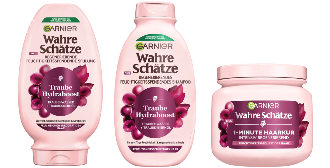 Garnier Wahre Schätze - ის ნაკრები მშრალი თმისთვის