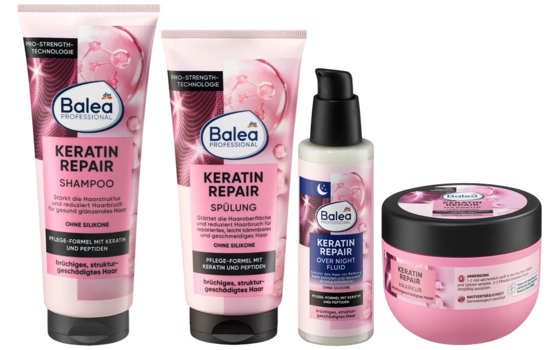 Balea PROFESSIONAL Keratin Repair - ის ნაკრები