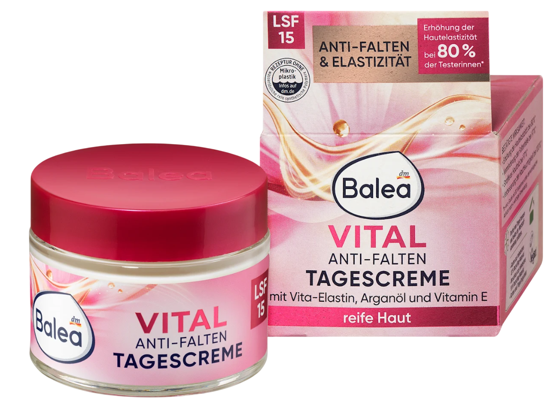 ნაოჭების საწინააღმდეგო სახის კრემი Vital SPF 15