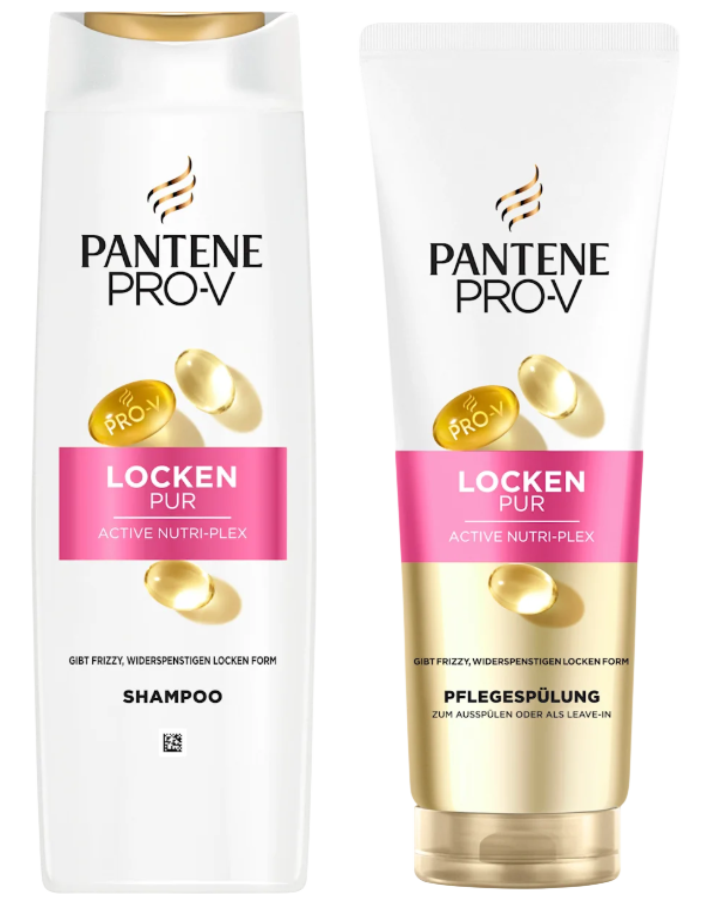PANTENE PRO-V - ის ხვეული თმის ნაკრები