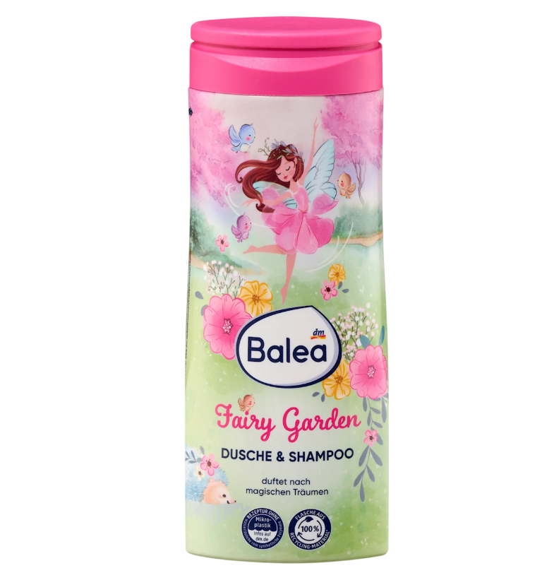 ბავშვის შხაპის გელი და შამპუნი Fairy Garden